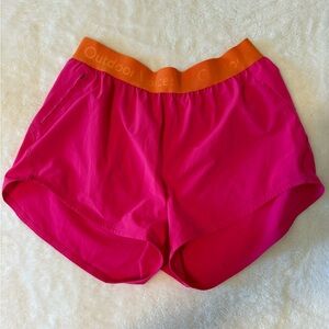 Outdoor voices hot pink shorts size XS